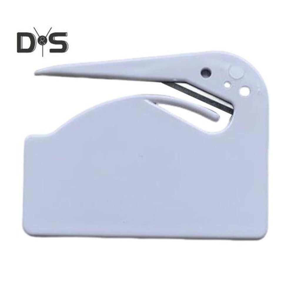 (white) Sheet Cutter With Sharp Concealed Blade Safe Design Envelope Opener Paper Slitter Wrapping Paper Slitter Package Opener Tool For School Office Use