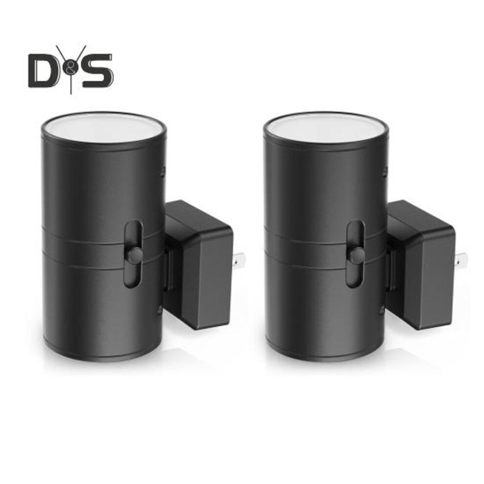 (as the picture, EU  2pcs) 1/2pcs Led Downlight With Light Sensor Auto On/off High Brightness Flicker-free Compact Ultra-slim Design Dimmable Night Light Wall Lamp