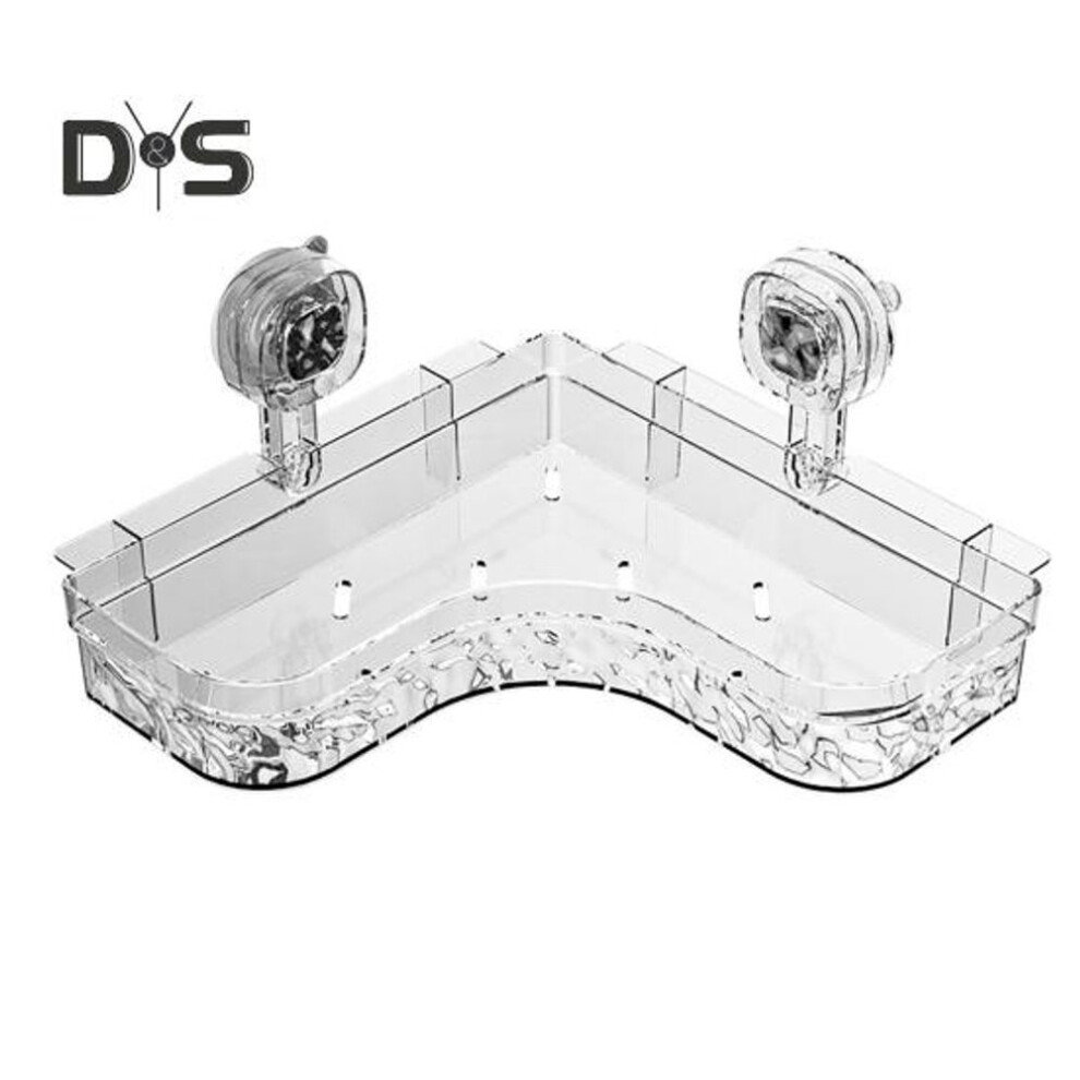(silver, 1pc) 1/2Pcs Corner Shower Caddy Bathroom Storage Rack with Suction Cup Strong Load-bearing Easy to Install Shower Shelf Storage Organizer
