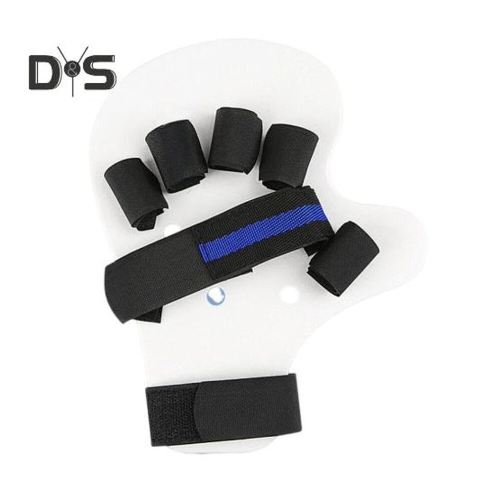 (as the picture, M Left Hand) Trigger Finger Splint Multi Finger Brace for Middle Index Pinky & Ring Fingers Five Finger Separator Hand Brace with Finger Support Straightening