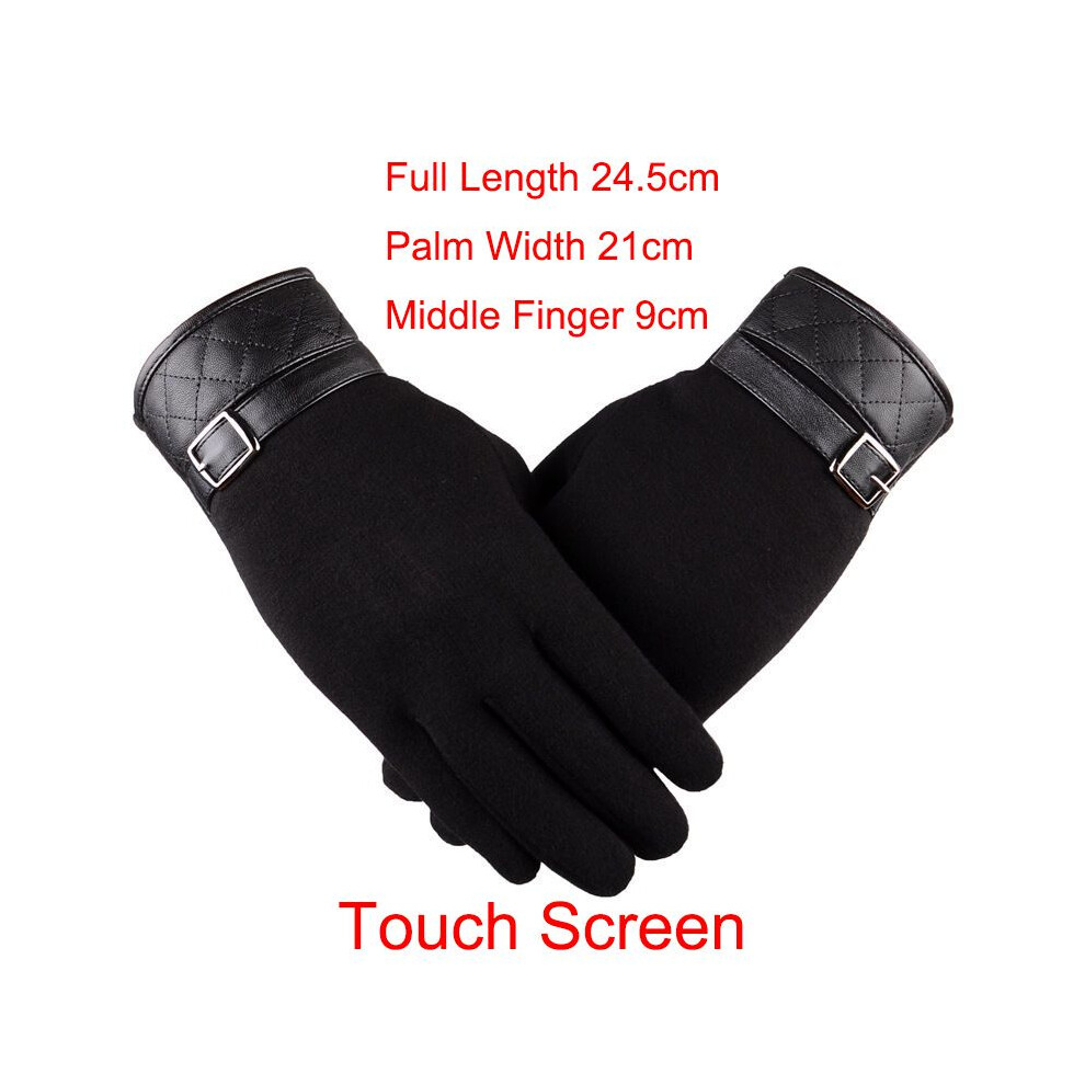 (#1 Black(Touch Screen))Guantes TéRmicos Antideslizantes Impermeables A Prueba De Viento De Invierno Con Pantalla TáCtil Para Hombres Y Mujeres-image