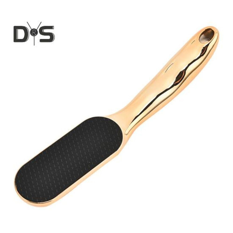 (golden) Safe Foot Scrubber Dead Skin Callus Remover Foot Grinder Glass Foot File Toe Gap File Pedicure Tools