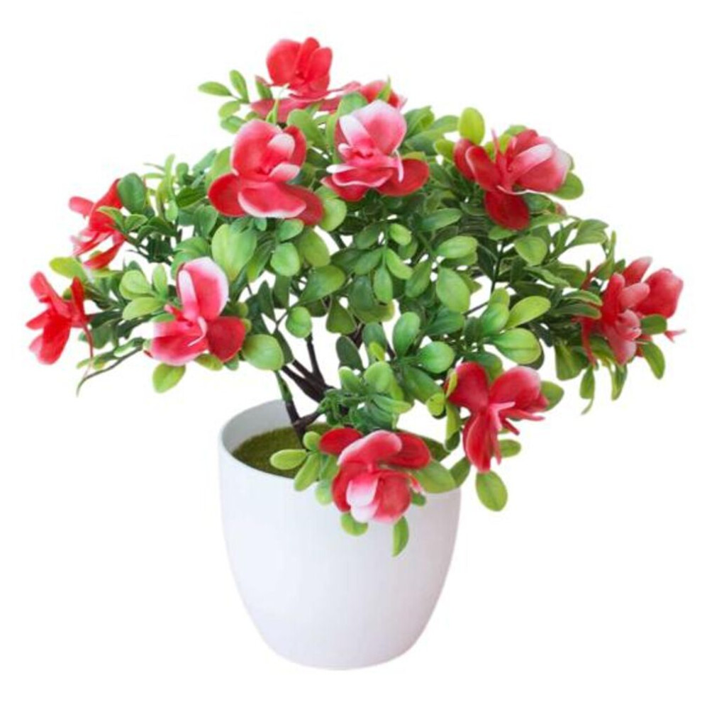 (red) Artificial Flower Vivid Exquisite Lightweight Simulation Flower Butterfly Orchid