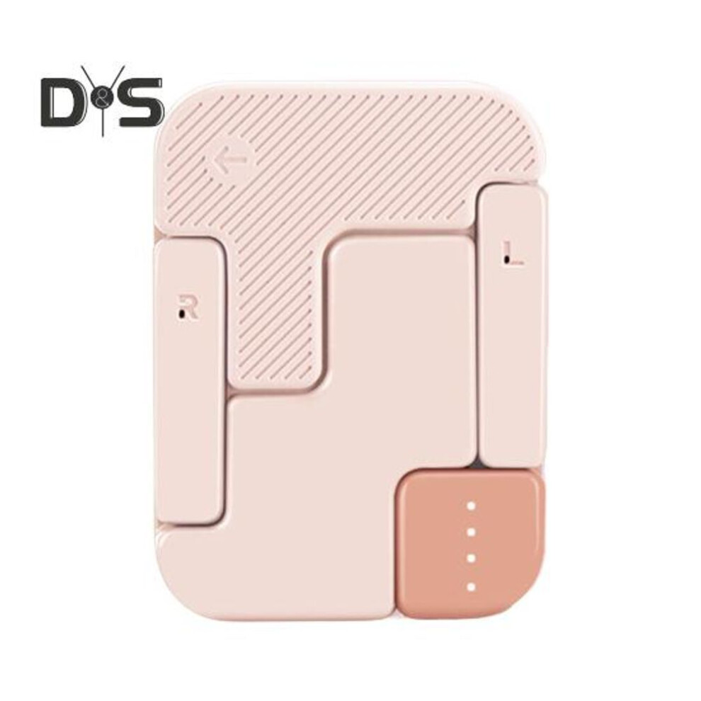 (pink) Bluetooth-compatible Earphones with High-Sensitivity Microphone Intelligent Noise Reduction Two-Way Dynamic Speakers Music Earbuds