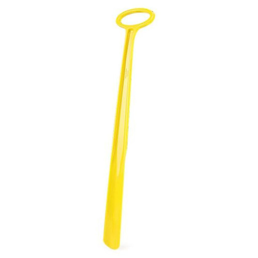 (yellow) Long Handle Shoe Horn Hanging Seniors Men Women Kids Elder Boots Casual Sports Dress Shoe Lifter Helper Shoe Accessories