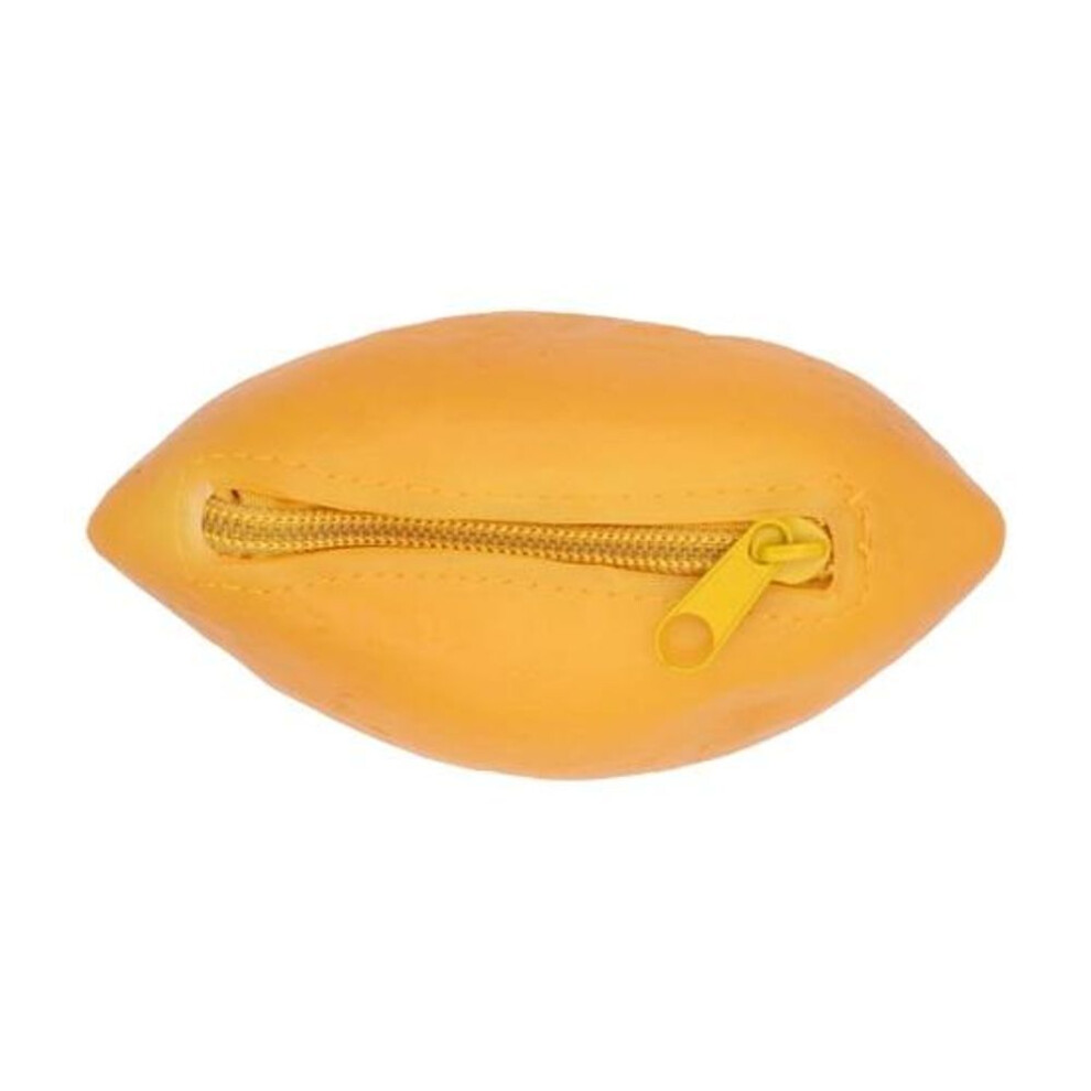 (orange) Coin Purse Avocado Shape Zipper Closure Portable Handbag Small Storage Bag Party Street Dating Commuting Travel Wallet