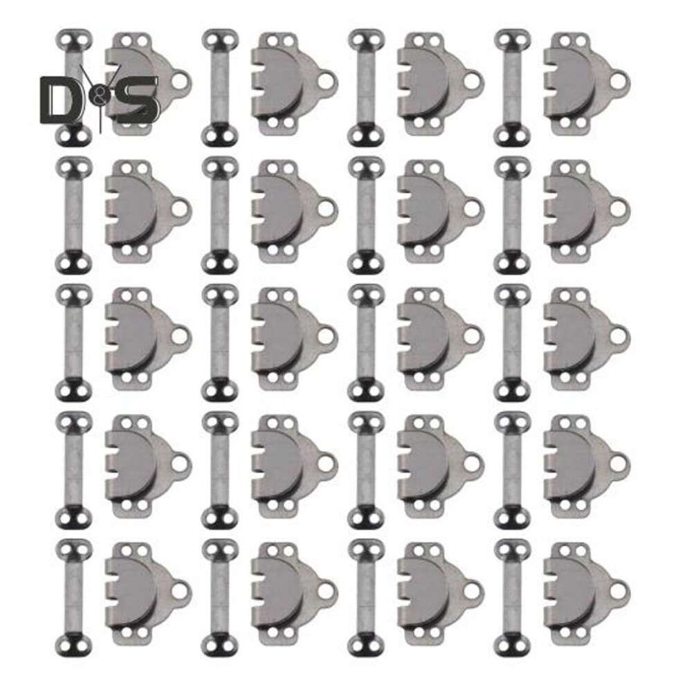 (black) 20 Pairs Sewing Hooks And Eyes Closure Set Sewing Clasp Fasteners Kit Sew Repair Hooks Replacement For Trousers Skirt Dress Bra Sewing Diy Crafting