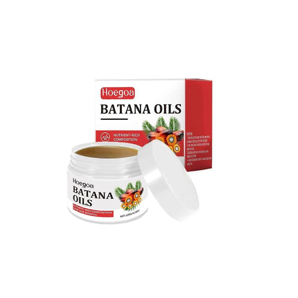 Hoegoa Batana Hair Care Oil Gently nourishes hair follicles, repairs hair, frizzy, dry and smooth hair