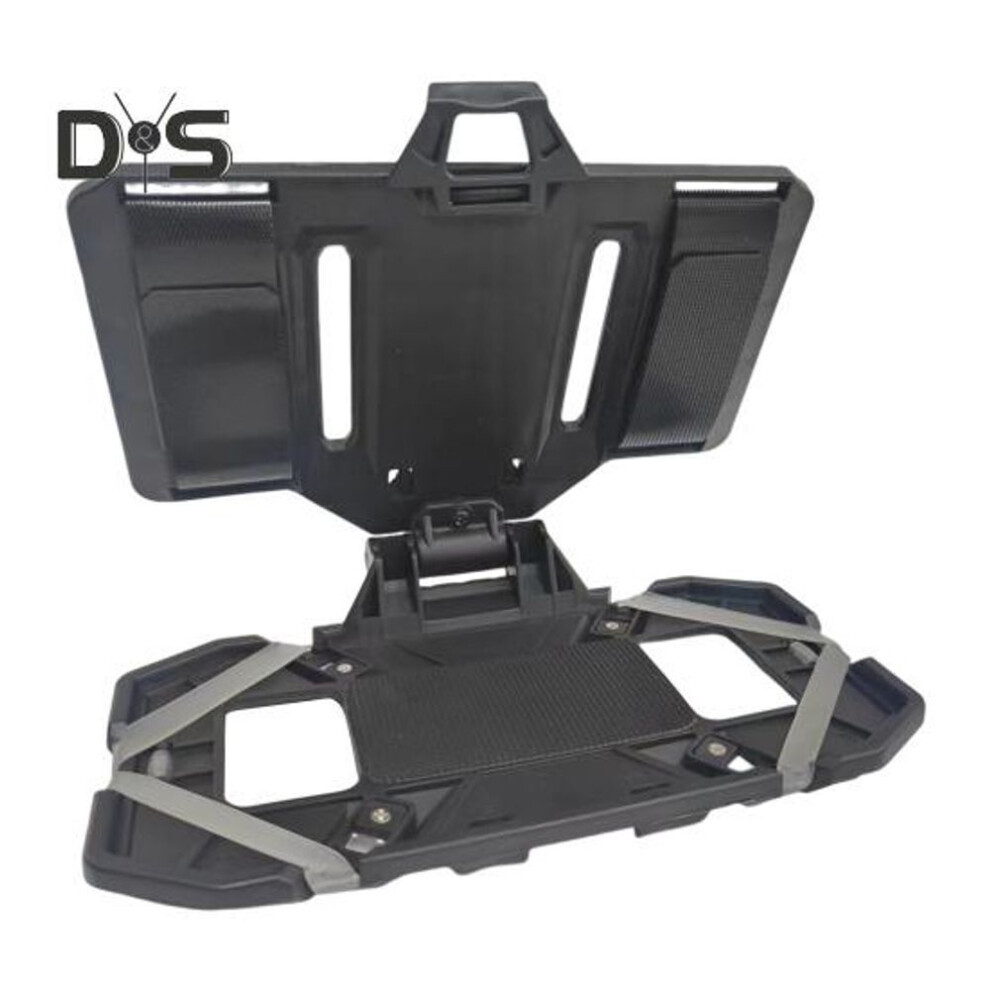 (black) Foldable Hunting Vest Phone Holder Plate Carrier Mobile Phone Mount Universal Chest Navigation Board Cell Phone Holder Outdoor Vest Attachment