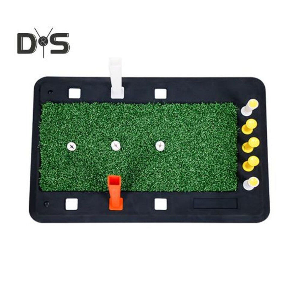 Golf Hitting Mat Artificial Turf Golf Swing Training Mat Rubber Base Putting Practice Pad For Indoor Outdoor Golf Training