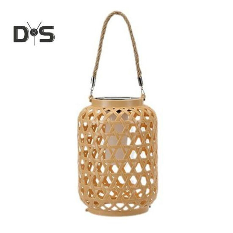 Outdoor Solar Light Hollowed Hanging Lantern Automatic Charging IP44 Waterproof Decorative Solar Powered Light