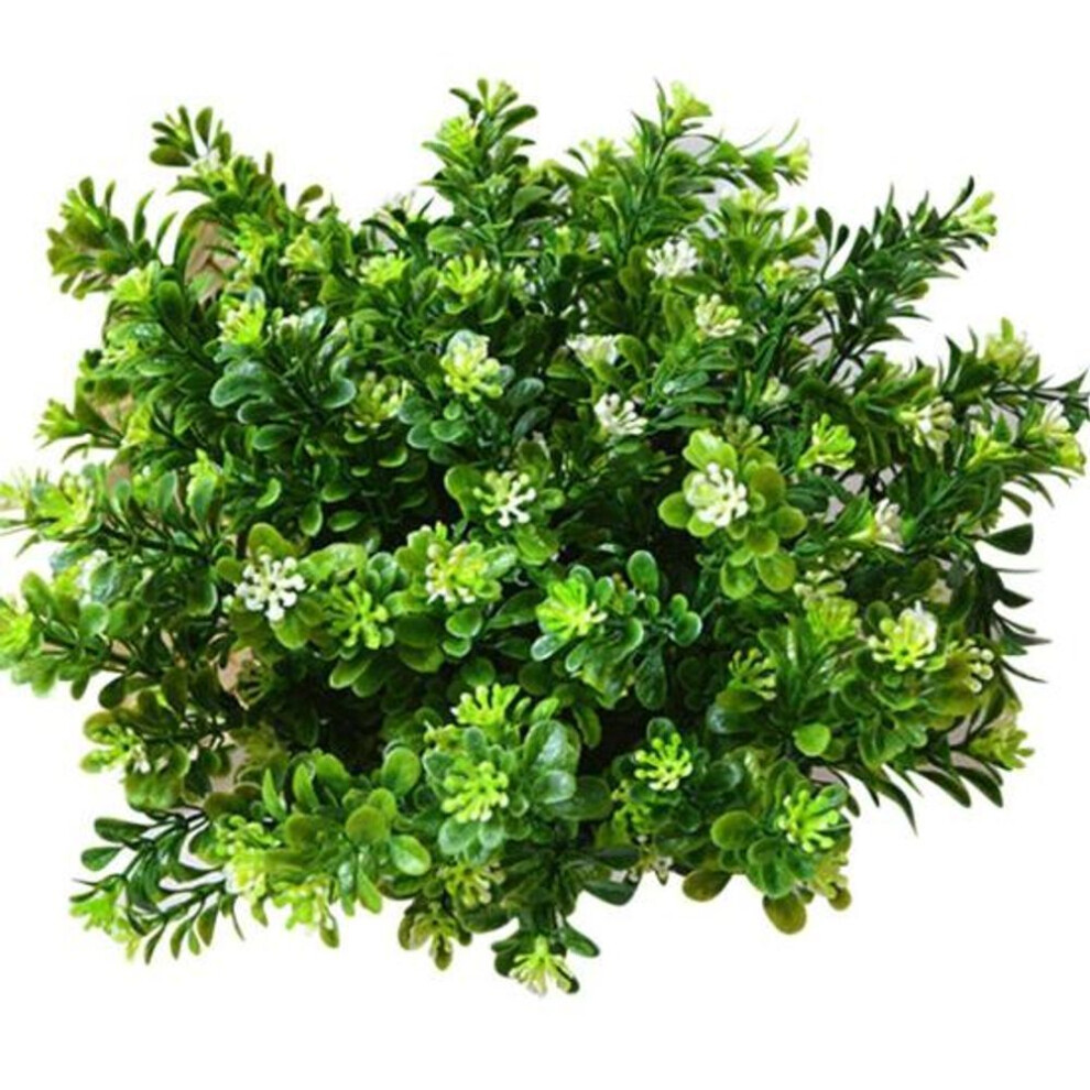 1 Bouquet Artificial Fake Flower Green Grass Plant Home Office Wedding Decor