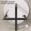 Round 2 Tier Coffee Table Side Table White Marble Effect End Table Living Room 5