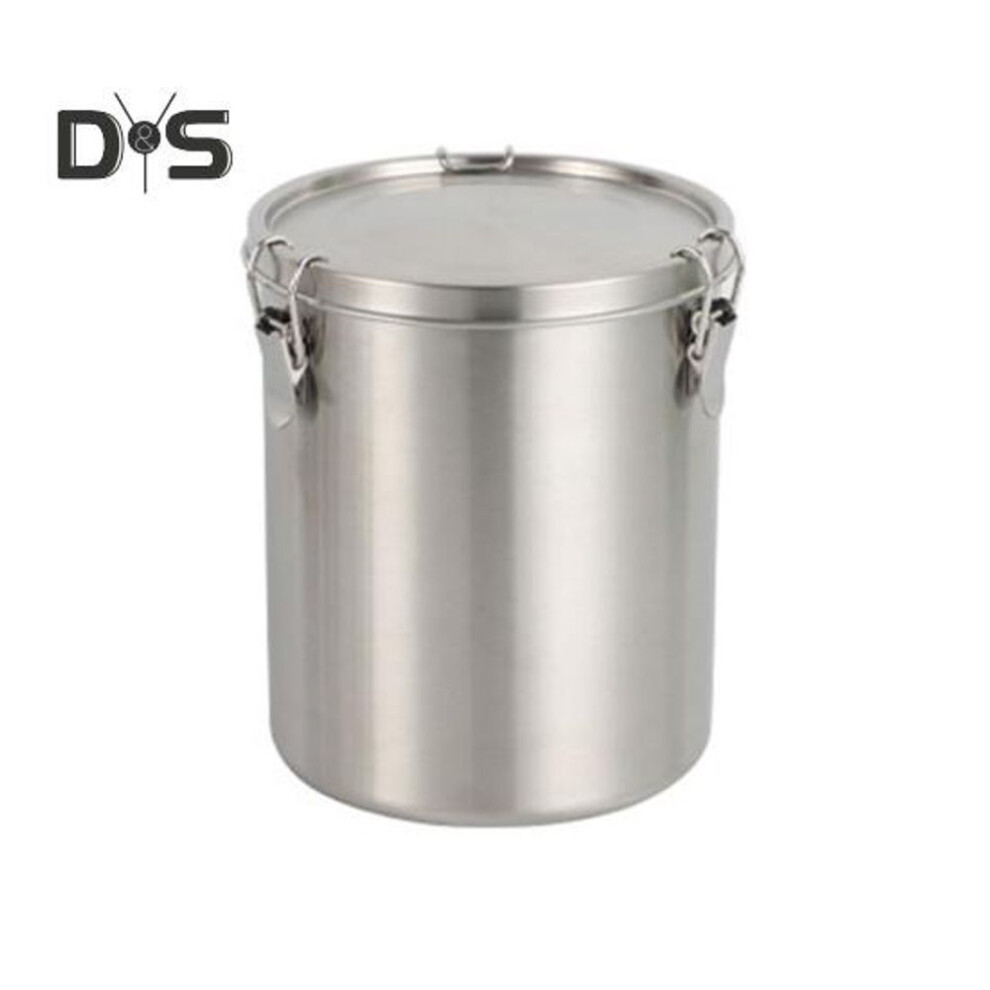 (as the picture, XL) Airtight Food Storage Container Stainless Steel Pet Food Jar with Lid Dog Treat Bucket Kitchen Pantry Organizer for Coffee Cereal
