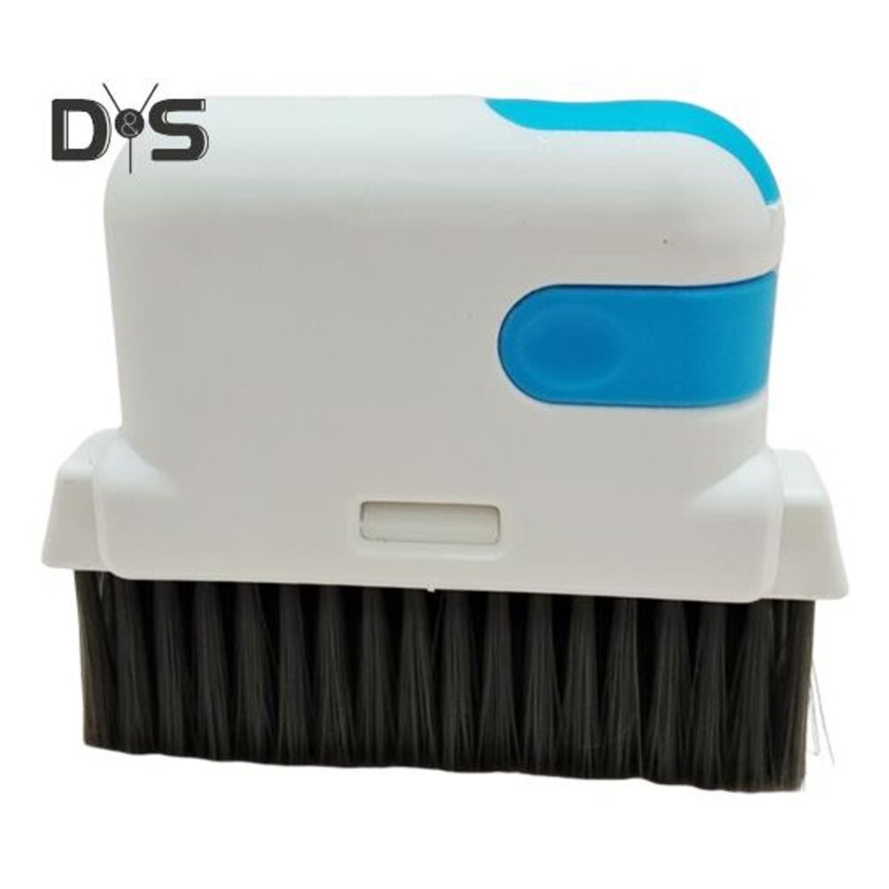 (blue, B) Groove Cleaning Brush 3-in-1 Sliding Door Window Track Cleaning Tool Portable Crevice Cleaning Brush Ergonomic Handle Grout Cleaner