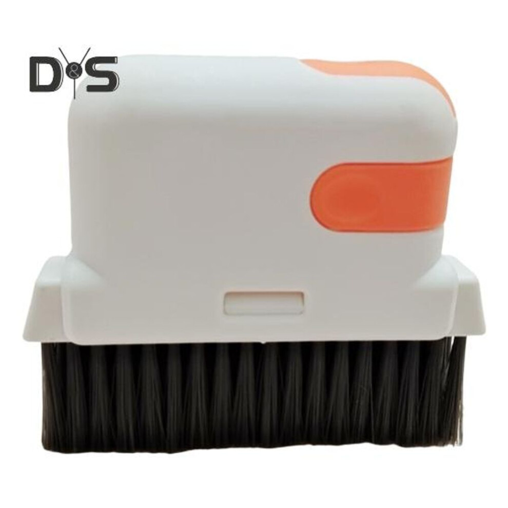 (orange, B) Groove Cleaning Brush 3-in-1 Sliding Door Window Track Cleaning Tool Portable Crevice Cleaning Brush Ergonomic Handle Grout Cleaner