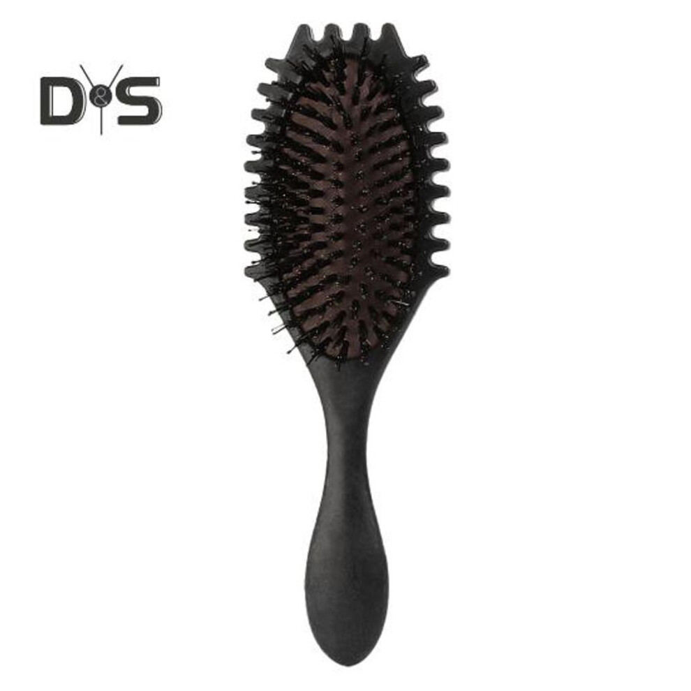 (black) Curl Defining Hair Brush Soft Bristles Scalp Massage Women Curly Hair Shaping Styling Detangling Comb Girls Hairdressing Tool