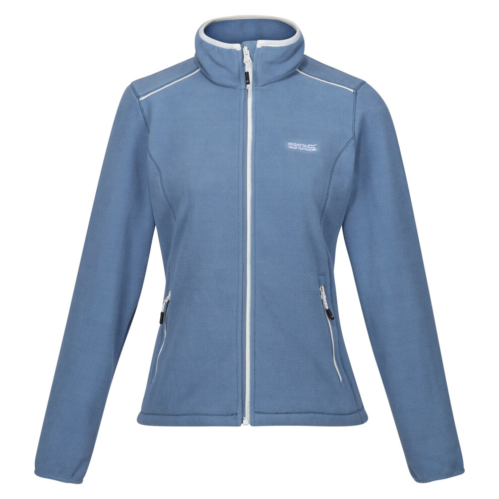 (12 UK, Coronet Blue/White) Regatta Womens/Ladies Floreo IV Full Zip Fleece Jacket