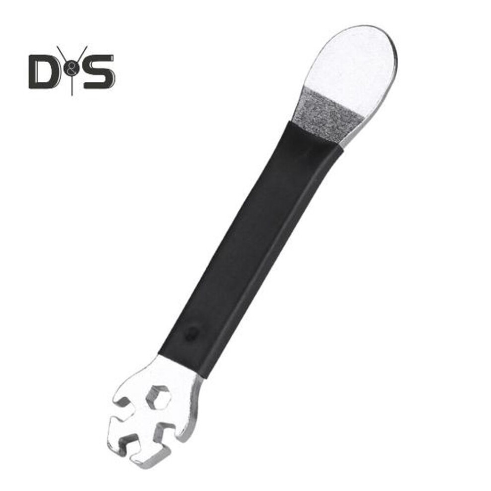 (black) Bike Spoke Wrench Heavy Duty Non-slip Silicone Handle Cycling Road Mountain Bicycle Spoke Spanner Repair Maintenance Tool Bike Accessories