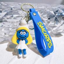 (Mama Smurf) Smurfen Cartoon Poppen Rugzak Auto Sleutelhanger Bedel Accessoires Vakantiecadeaus