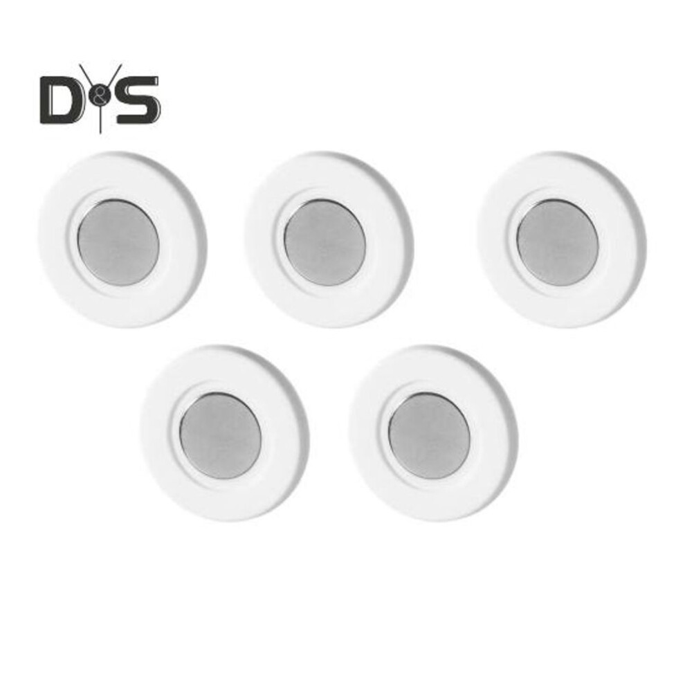 (as the picture, 5pcs) 5/10Pcs Magnetic Remote Control Holder Self-Adhesive Wall Mount TV Air Conditioner Remote Control Organizer Hole-Free Home Office Remote Storage