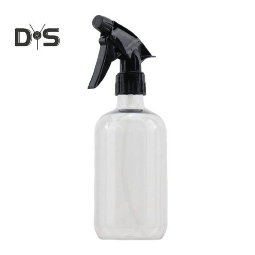 (transparent) 500ml Plastic Spray Bottle Clear Gardening Plants Flowers Watering Sprayer Handheld Empty Refillable Bottle Press Water Dispenser