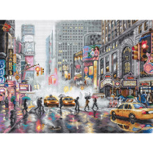 Letistitch New York Kreuzstich-Set mit Zhlmuster, 40 x 30 cm