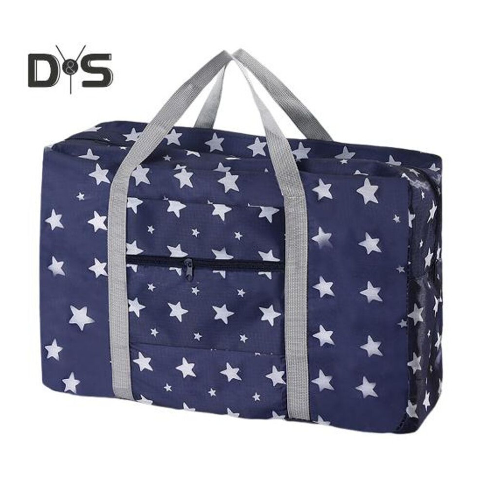 (as the picture, C) Foldable Travel Duffel Bag Tote Carry-on Luggage Bag Large Capacity Waterproof Portable Storage Bag with Zipper