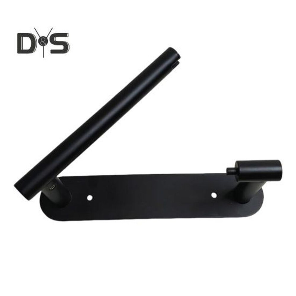 (black) Bathroom Toilet Paper Holder Strong Load-Bearing Wall Mounted Swivel Snap Lock Design Simple Installation Tissue Roll Holder