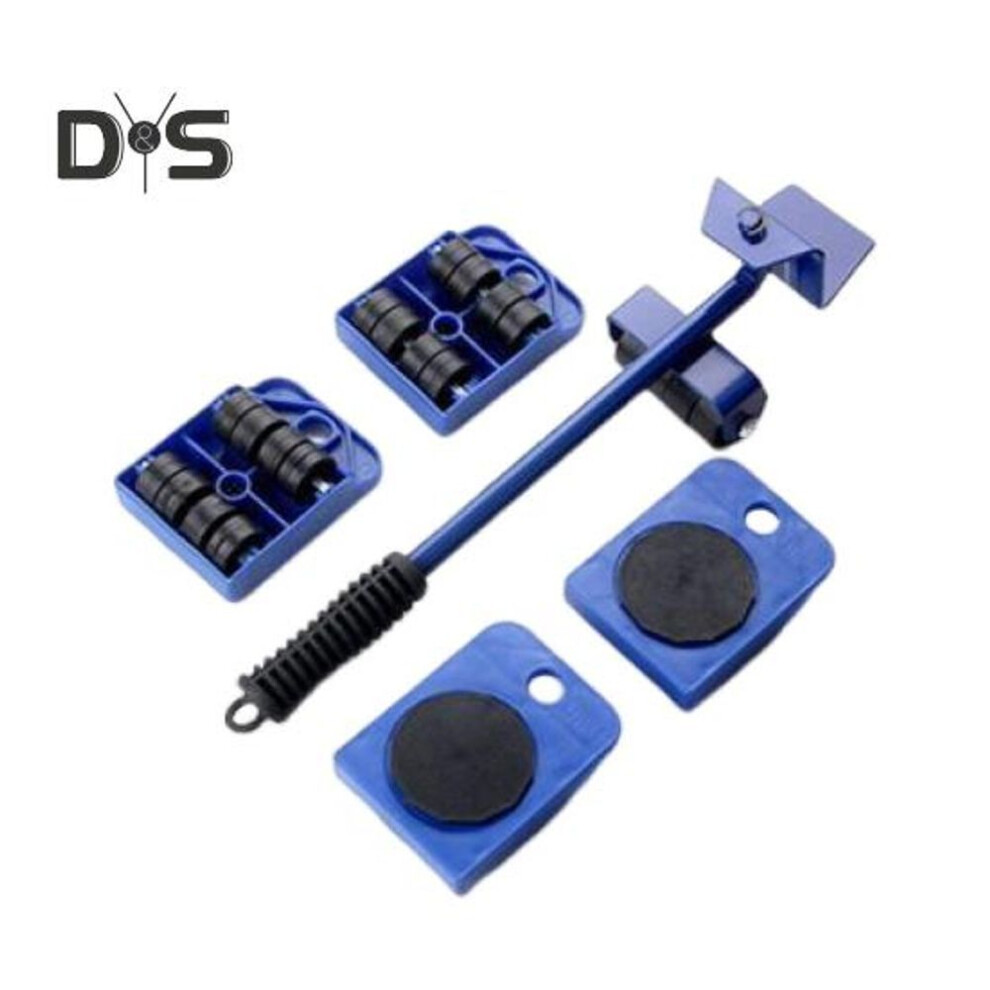 (blue) 1 Set Furniture Mover With 8 Wheels Heavy Duty Furniture Lifter 330lbs Load Bearing Multifunction Appliance Roller Furniture Moving Dolly Slider Tools