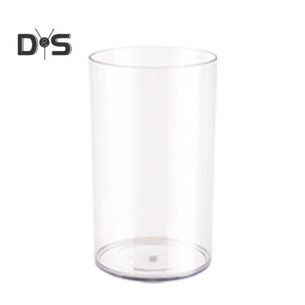 (as the picture, 20cm) Clear Cylinder Flower Vase Wedding Party Dining Table Centerpiece Hydroponic Flower Holder Transparent Plants Container Decoration