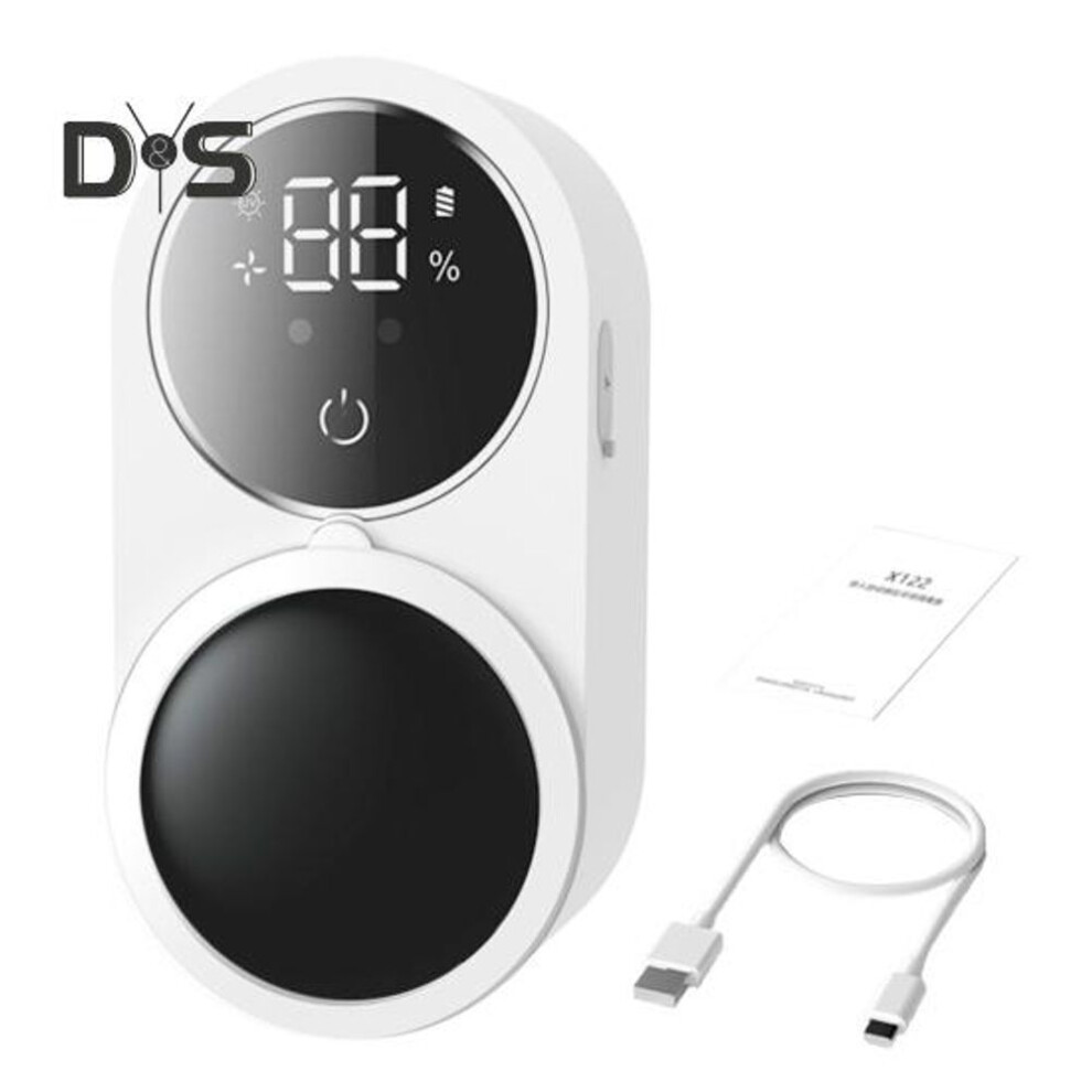 UV Toothbrush Sanitizer Box Auto Sensing Digital Display 2 Slots USB Rechargeable Bathroom Wall Mounted Toothbrush Holder Electric Tooth Brush Cleaner