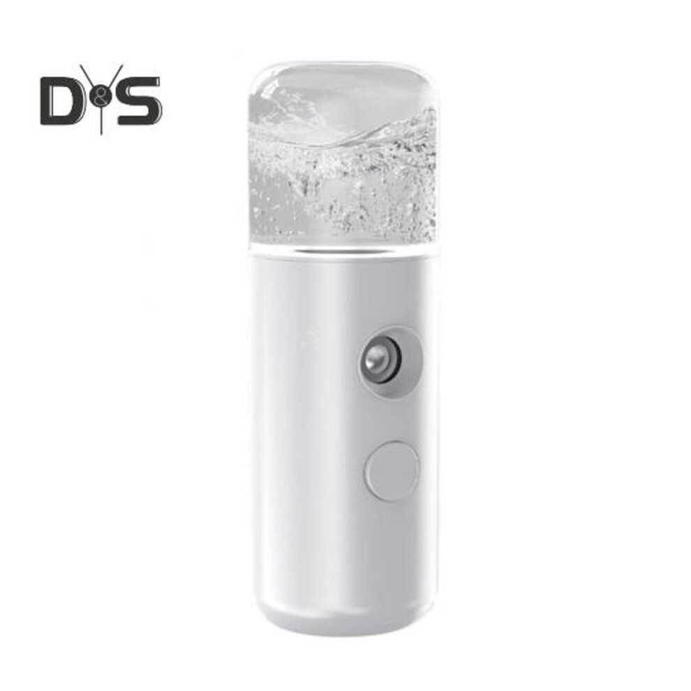 (White) Mini Travel Steamer Rechargeable Handheld Cordless Steamer Portable 30Ml Water Tank Small Clothes Steamer For Home White