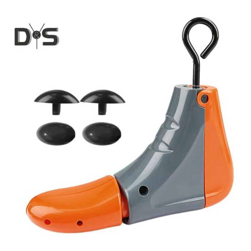(orange, L) Shoe Stretcher Men Women Wide Thick Feet Cowboy Boot Expander Heavy Duty Shoes Widener Width Length Adjustable Shoes Tree