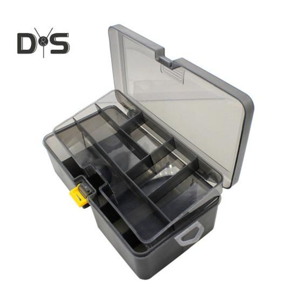 Double-layer Fishing Lure Box With Adjustable Dividers Clear Portable Waterproof Heavy Duty Bait Accessories Organizer Storage Case Container