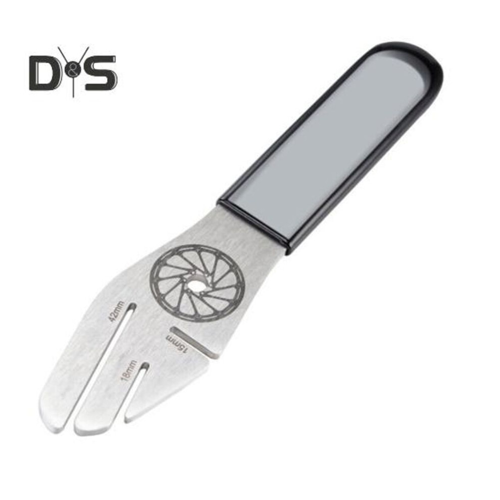 Disc Brake Wrench Stainless Steel Easy Adjustment Quick Disc Brake Fix Tool Mountain Road Bicycle Repair Kit