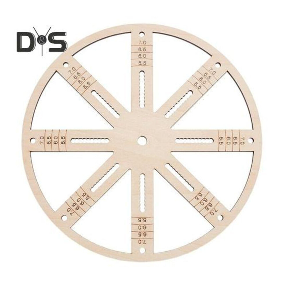 (as the picture, L) Candle Wick Centering Tool Wooden Flat Round Wick Stabilizer Candle Wicks Centering Holder For Diy Candle Making Cotton Wick