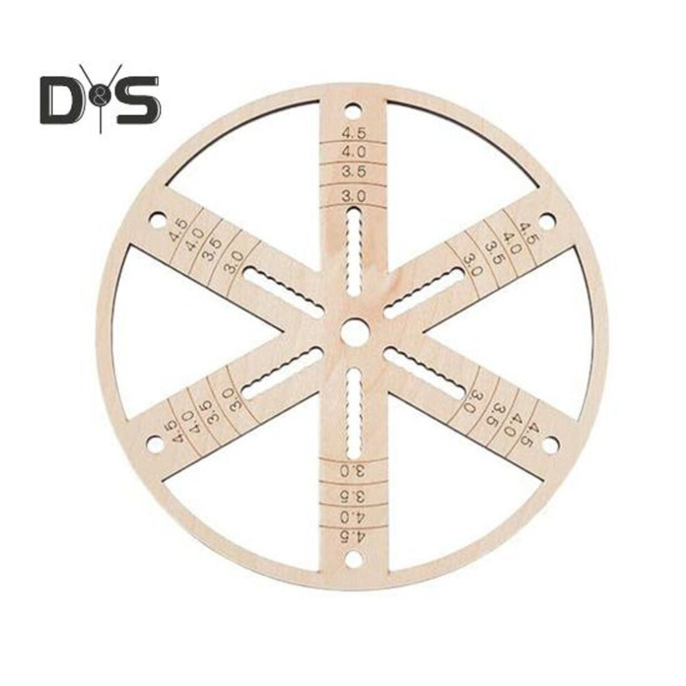 (as the picture, S) Candle Wick Centering Tool Wooden Flat Round Wick Stabilizer Candle Wicks Centering Holder for DIY Candle Making Cotton Wick