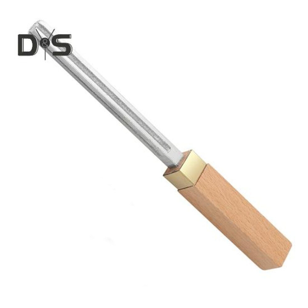 (as the picture, A) Guitar Fret Crowning File Mini Guitar Fret End Dressing File Wood Handle Luthier Repair Tool for Guitar Bass Ukulele Banjo