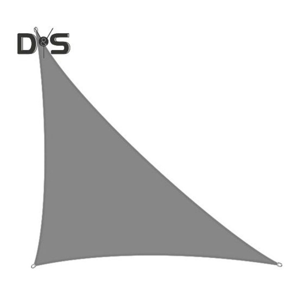 (grey, L) Triangle Sun Shade Sail Waterproof UV Block Sun Shade Canopy Outdoor Awning Shade Cover for Backyard Garden Yard Deck Pergola