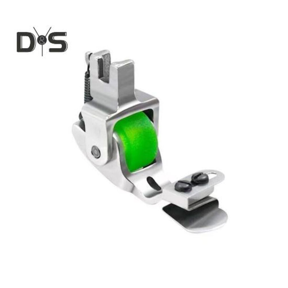 (green) Adjustable Presser Foot Sewing Rolled Hemmer Presser Foot Rolled Hem Roller Presser Foot For Sewing Machine Home Industrial Use