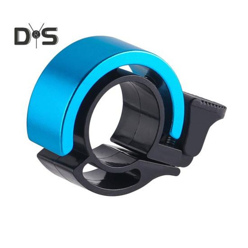 (blue) Bicycle Bell Lightweight 90dB Crisp Loud Sound Universal MTB Road Mountain Folding Bicycle Handlebar Alarm Bell Bike Accessories