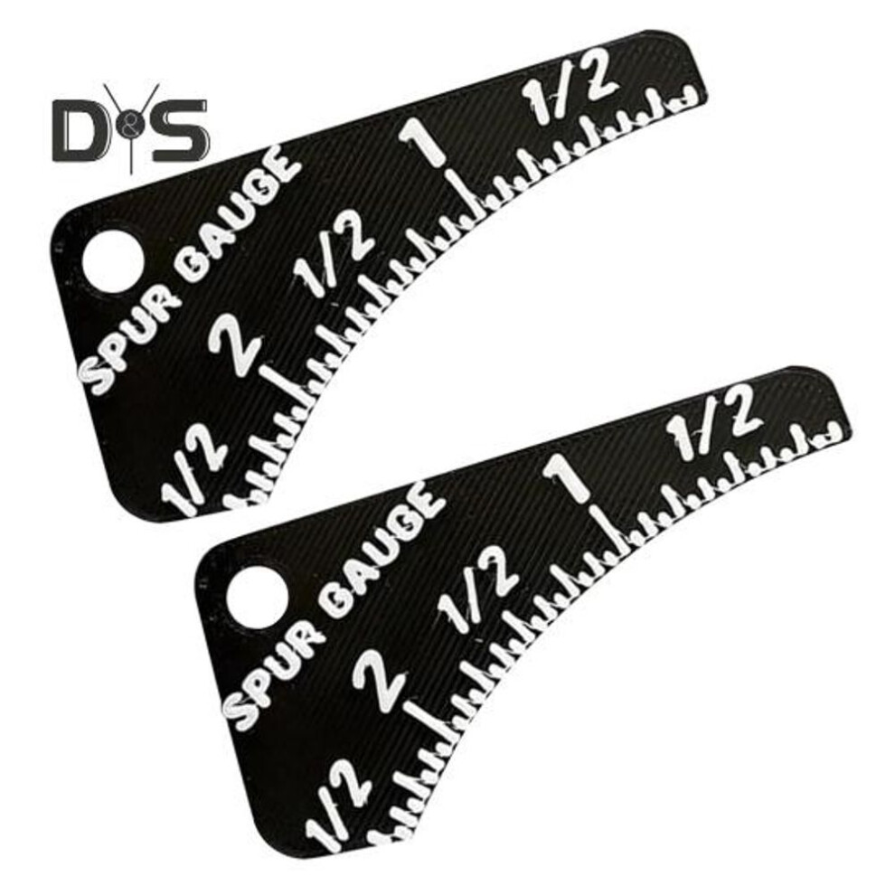 (black, One Size 2pcs) Wild Turkey Spur Gauge Turkey Hunts Measuring Ruler Turkey Hunting Tool Spur Gauge For Precision Age Determination Length Measurement