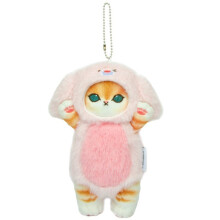 (Rabbit) Mofusand Rabbit Panda Cute Animal Cross Dressing Plush Keychain Pendant Doll