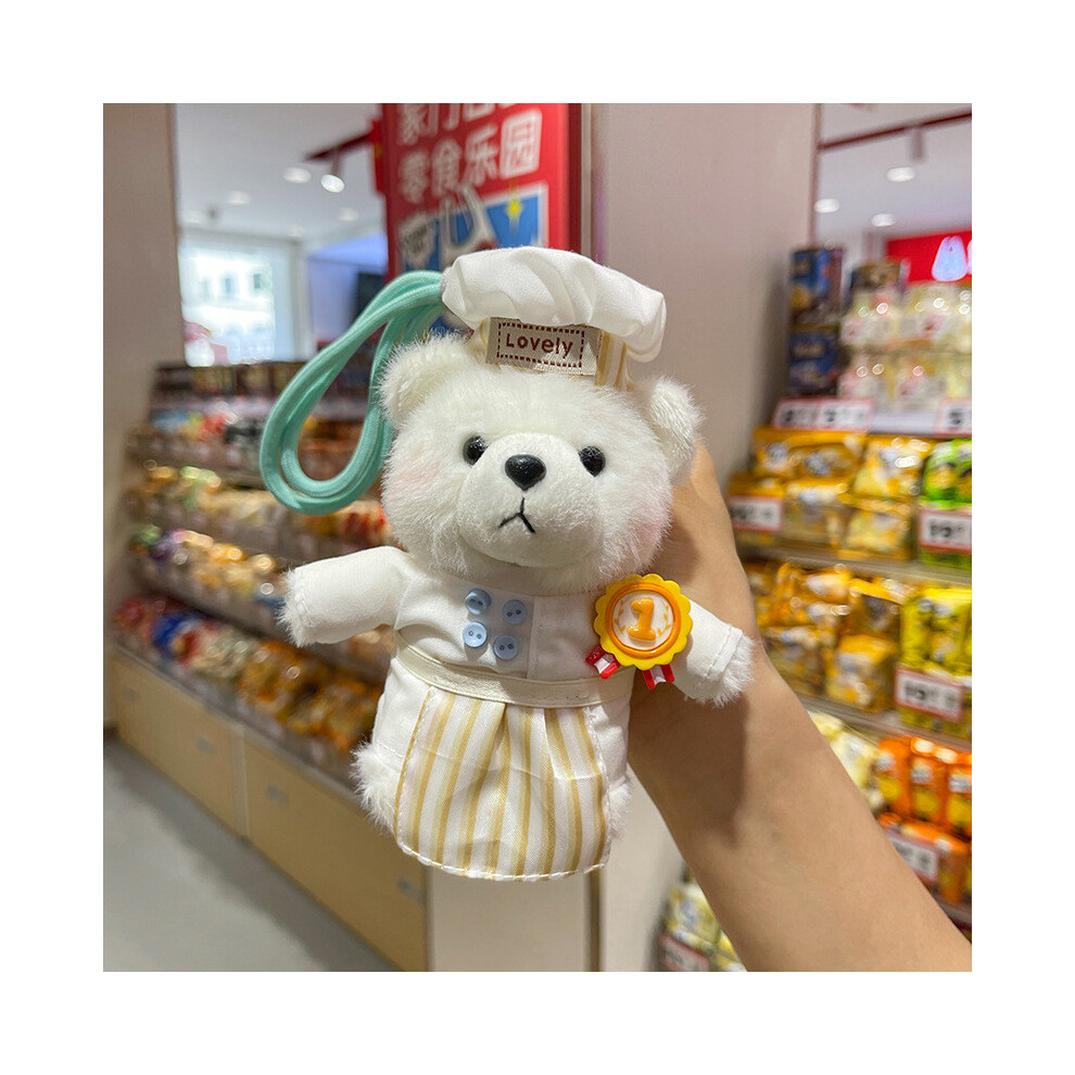 (Yellow) Bear Teddy Keychain Plush Toy Keychain Bag Pendant Stuffed Kids Dolls Gifts-image-OPC-PH5ZBXW-NEW