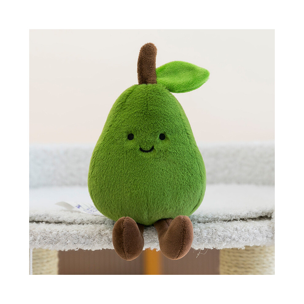 (Pear Fruit) Banana Strawberry Fruit Plush Toy Cute Stuffed Doll For Kids Decoration Gift-image-OPC-PH5ZCSF-NEW