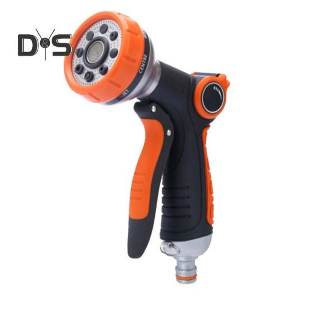 Garden Hose Nozzle High Pressure Hose Nozzle Sprayer With 8 Spray Patterns Water Hose Nozzle Hand Sprayer For Watering Plants And Lawn