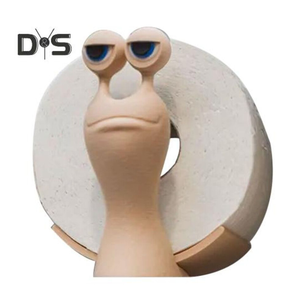 (as the picture, B) Snail Toilet Paper Holder Free Standing Snail Shape Toilet Roll Holder Tabletop Loo Roll Holder For Home Bathroom Decoration