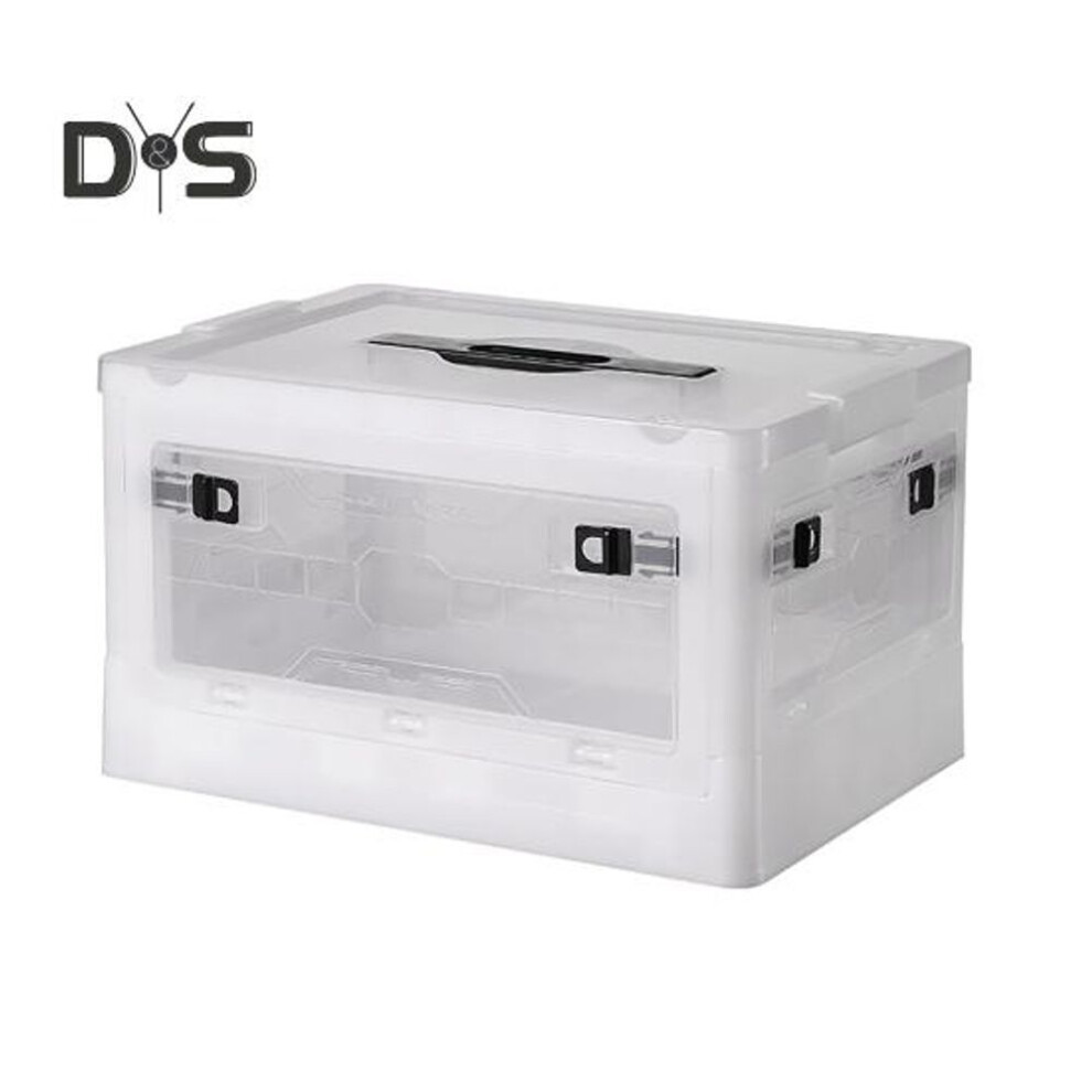 (white, 1pc) Extra Large Medicine Storage Box with 2 Detachable Trays Handle Design Stackable First Aid Box Clear Medical Supply Organizer