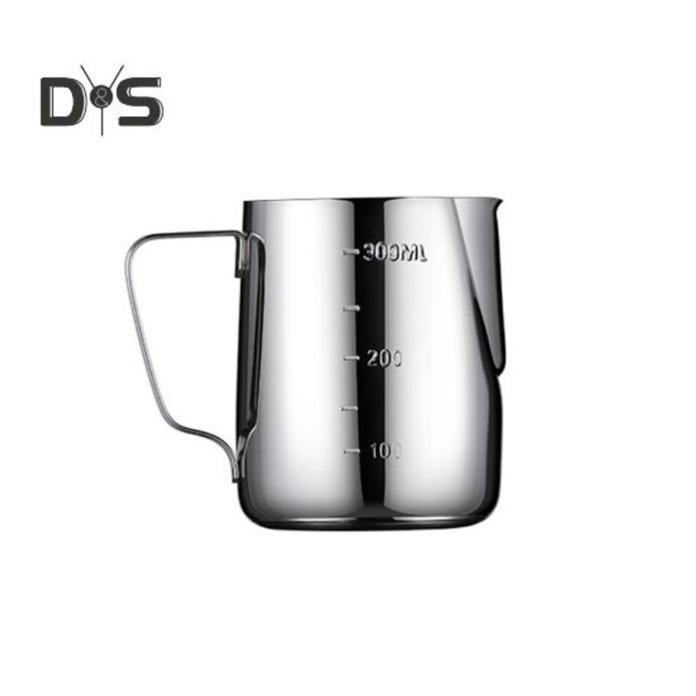 (as the picture, S) 140ml/350ml/550ml/900ml Milk Frothing Pitcher Stainless Steel Espresso Steaming Pitcher Jug Milk Frother Cup For Cappuccino Latte Art